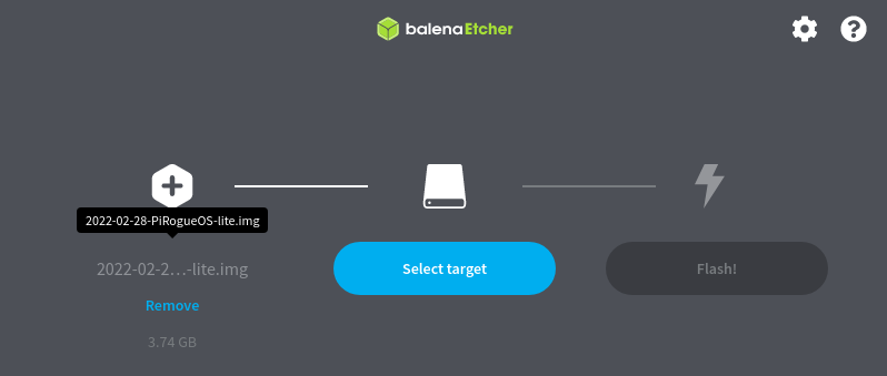 Balena Etcher step 2